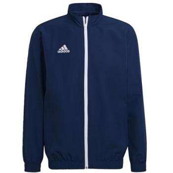 Chaqueta de fútbol adidas Entrada 22 para hombre, chaqueta de chándal, diseño ligero y cómodo, cierre con cremallera completa, bolsillos laterales con cremallera, tejido transpirable que ayuda a mantener la piel seca,