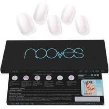Nooves Perlé Premium Luxe Cat Lámina Uñas Perlada Blanco 20uds