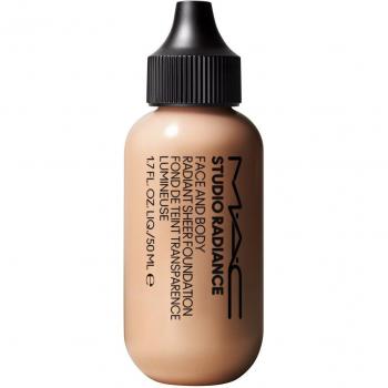 MAC Cosmetics Studio Radiance Face and Body Radiant Sheer Foundation, lightweight foundation for face and body, shade N1, 50 ml
