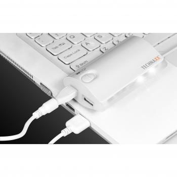 Technaxx TX-15 batería externa Blanco 4400 mAh - Baterías externas