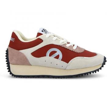 Zapatillas deportivas de mujer con cordones en color rojo T37