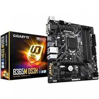 Placa Base Gigabyte B365M-DS3H, Compatible con Intel Core 8th/9th Gen, SKT LGA1151, Chipset B365, 4 Ranuras DDR4, M.2, 6 Puertos SATA III, HDMI/DVI-D/VGA - Formato Micro ATX