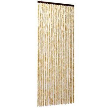 SengentoStyle Vliegengordijn 90x220 cm chenille beige