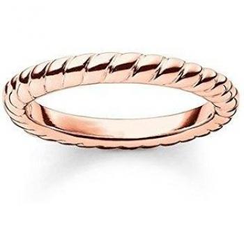 Anillo de mujer Thomas Sabo TR1978-415-12-56, plata de ley 925, diseño elegante, con detalles en zirconia cúbica, tamaño 56