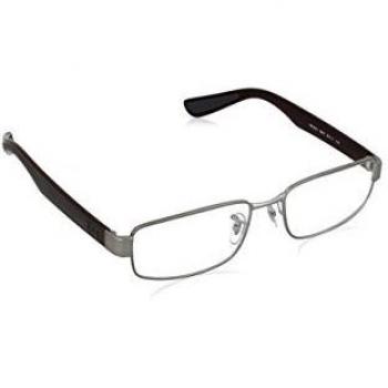 Ray-Ban 6318 Monturas de gafas, Negro, 52 para Hombre