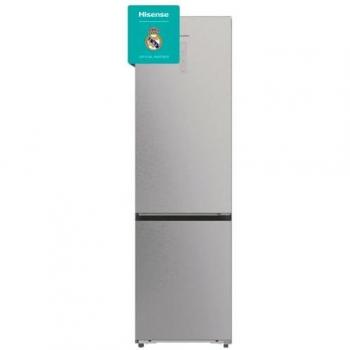 Frigorífico Combi Hisense Total No Frost 203cm 413L Clase C Inox con Tecnología Inverter y WiFi