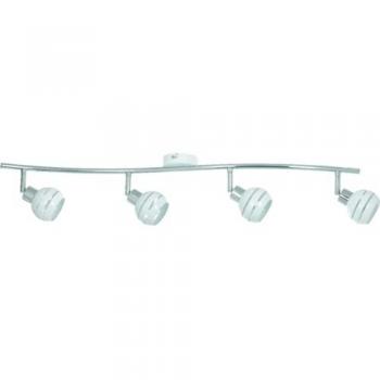 Lámpara de Techo Selma, Metal Blanco, 85x22x15.5 cm
