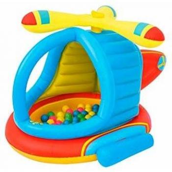 Piscina Hinchable Helicóptero con 50 Bolas 140x127x89 cm Bestway
