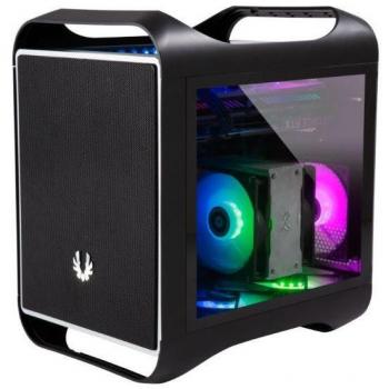 BitFenix Prodigy M 2022 ARGB MicroATX Midi Tower Carcasa de Ordenador con Cristal Templado, USB-C, 2x USB 3.0, Compatible con RTX 3090 y