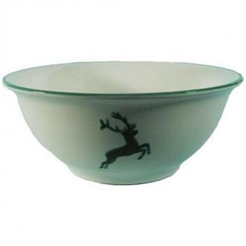 Ensaladera de Cerámica Gmundner Ciervo Verde (Ø 26 cm, 2 L) - Hecha a mano en Austria