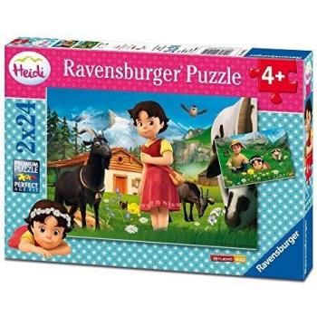Ravensburger Heidi - Dos Rompecabezas de 24 Piezas 90914