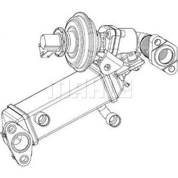 Enfriador EGR MAHLE ORIGINAL CE 9 000P - Tipo de producto: Enfriador de gases de escape (EGR); Características: Marca MAHLE, modelo CE 9 000P, diseñado para reducir