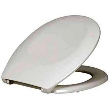 Asiento de Inodoro Brixo Blanco Termoindurente con Cierre Suave Comfort
