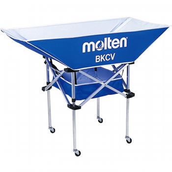 MOLTEN BKCVHB Blue x - Carro portabalón de Voleibol, Color Azul, Talla 128 x 62 x 25