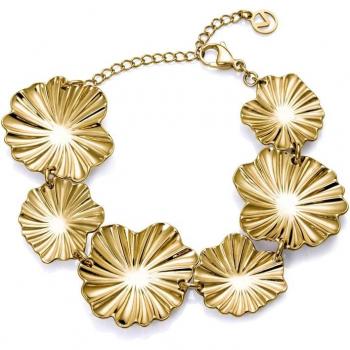 Pulsera Viceroy Chic 15149P01012 IP dorado flores