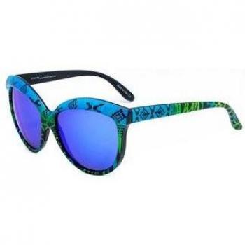 Italia Independent II 0092INX 033.000 Women's Sunglasses Green Size 58