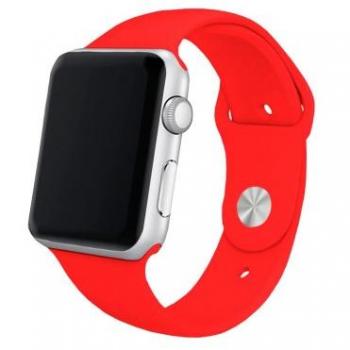 Correa Cool Goma Roja para Apple Watch 42/44 mm