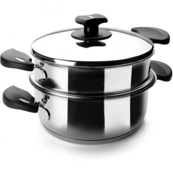 Lacor 88425 - Conjunto cac.vapor d.24 cm nova ladycor