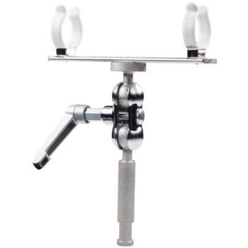Nanlite Pavotube Single T12 LED Tube Holder with Swivel Ball Joint and 5/8 Baby Pin