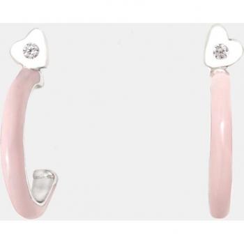 Pendientes de aro Zircon Hoops Circo rosa Agatha Ruiz de la Prada y Anillo Flor Fucsia New Superagatha Ruiz de la Prada - 281SUP