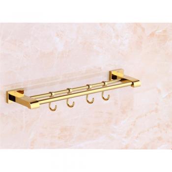 FLYRCX Estilo Europeo todos cobre toalla Rack, towel bar, baño y cuarto de baño estante,B40cm