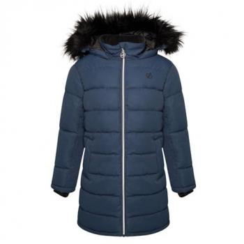 Chaqueta de esquí infantil Dare2b Striking II (talla 3-4) - impermeable, transpirable, con aislamiento térmico, capucha ajustable, múltiples bolsillos y diseño reflectante