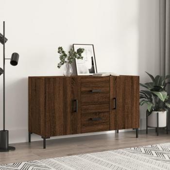 Aparador de madera de ingeniería 100x36x60 cm, Mueble de Almacenaje de Salón, Armarios con Puertas, Cajón de Madera, Buffet para salón Moderno, Armario Auxiliar, Armario