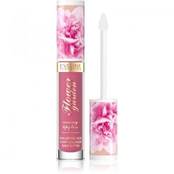 Eveline Cosmetics Flower Garden Creamy Lip Gloss with Hyaluronic Acid Shade 03 Magnolia Charm 4.5 ml