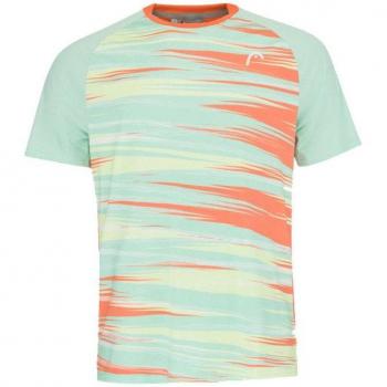 Camiseta de Manga Corta Hombre Head Topspin Aguamarina