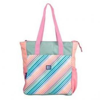 BOLSO TOTE BAG CONVERTIBLE COLOR BLOCK OXFORD