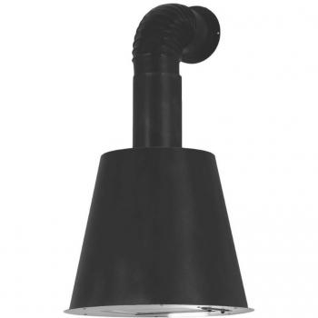 Cappa Aspirante a Parete Retro Antracite de Acero Inoxidable 50 cm