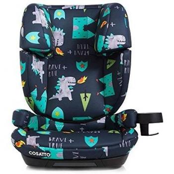 Cosatto Skippa Fix Car Seat Group 23, 15-36 kg, Dragon Kingdom