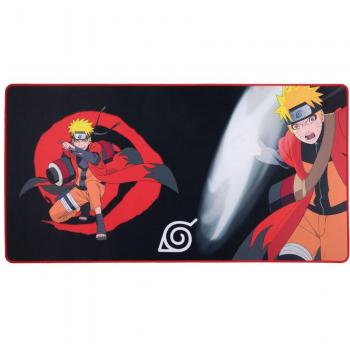 Alfombrilla de Ratón Profesional Konix Naruto Pro XXL 90x46 cm - Superficie Microfibra Antideslizante - Goma - Motivo Naruto Modo Sabio - Multicolor