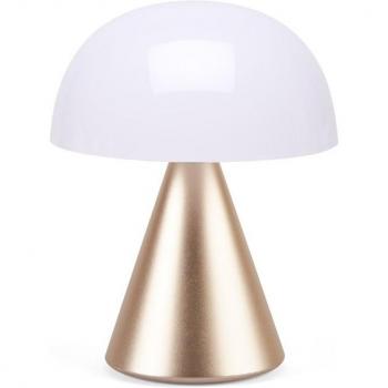 Lámpara de Mesa LED Portátil Mina L Oro ABS