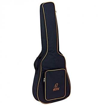 Ortega OGBSTD-44 Classic Gigbag for 4/4 Classical Guitar - Black-Brown