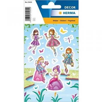 Pegatinas Decorativas de Sirena HERMA, 84x120 mm, 3 Hojas (27 Stickers)
