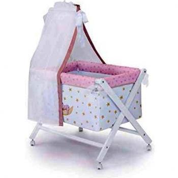 Naf Naf Minicuna + Textil Y Velo Marlon Night, color Rosa, 55x72x90, 8000 g