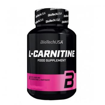 L-Carnitina 1000 - Suplemento para adelgazar y reducir la grasa - 60 tabletas de Biotech USA