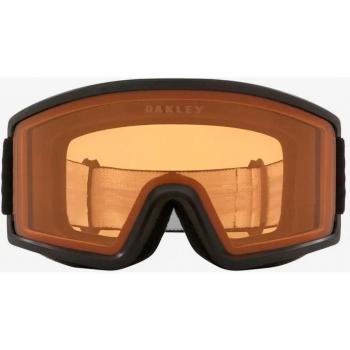Oakley Target Line M Ski Goggles - Model OO7121-02, Color: Matte Black, Size: One, Lens Color: Persimmon/CAT1, Gender: Unisex