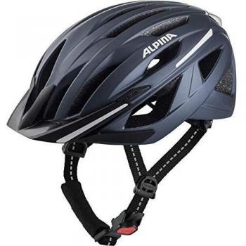 Alpina Haga Casco de Ciclismo, Unisex-Adult, Indigo Matt, 51-56