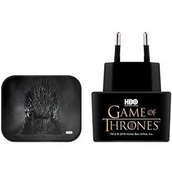 Official HBO Game Of Thrones Key Art Iron Throne Various Art Black EU Charger & Micro-USB Cable for Huawei Stream S 302HW