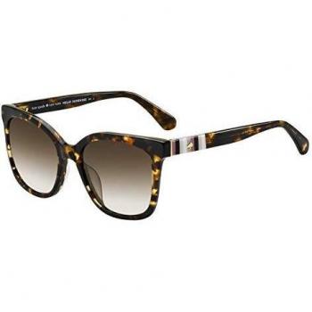 Kate Spade Kiya/S 086 Dark Havana Kiya/S Square Sunglasses Lens Category 2 Size 53mm
