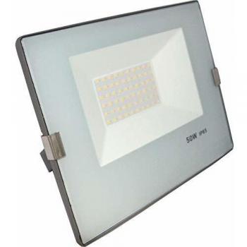 Foco LED de Exterior 50W IP65 Sin Parpadeo - Azul Gris - Blanco Frío 6000K-8000K - Silamp