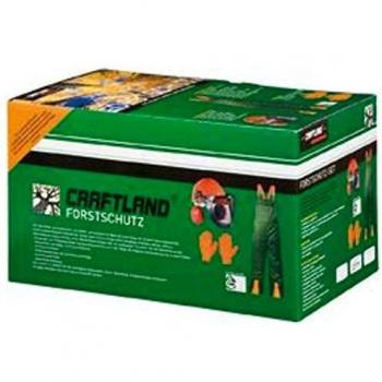 Juego de Protección Forestal KWF Aprobado (Tamaño 50, Casco, Guantes)