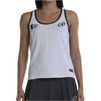 Camiseta de Tirantes Bullpadel Lugar para mujer en color blanco