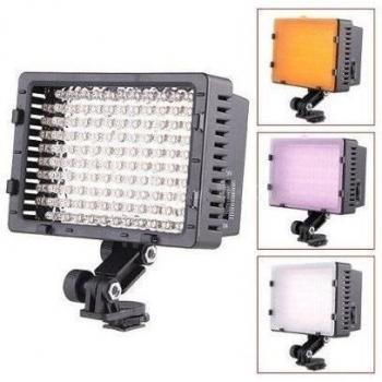 SODIAL(R) H.PRESTON LED160 LED LUZ, camara de video Pro 160 LED de luz