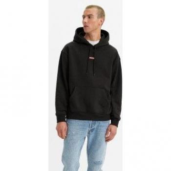 Levi's Sudadera Relaxed Baby Tab con Capucha - Negro