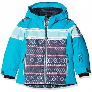 CMP Feel Warm Flat, Chaqueta niña, niña, 38W0425, Asphalt/B.Jewel, 128