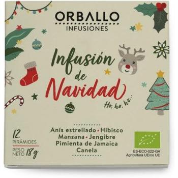 Infusión de Navidad Orballo 12 pirámides