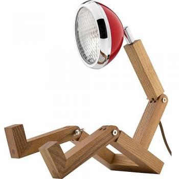 Lámpara de mesa LED Mr. Wattson Original Flash Rojo (12V, G4, 200 lm)